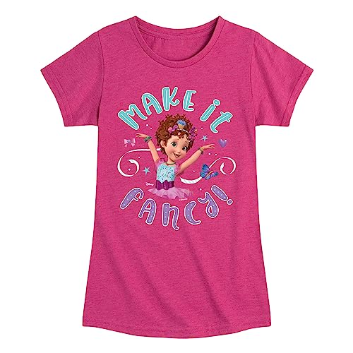Disney - Fancy Nancy - Make It Fancy - Toddler and Youth Girls Short Sleeve Graphic T-Shirt
