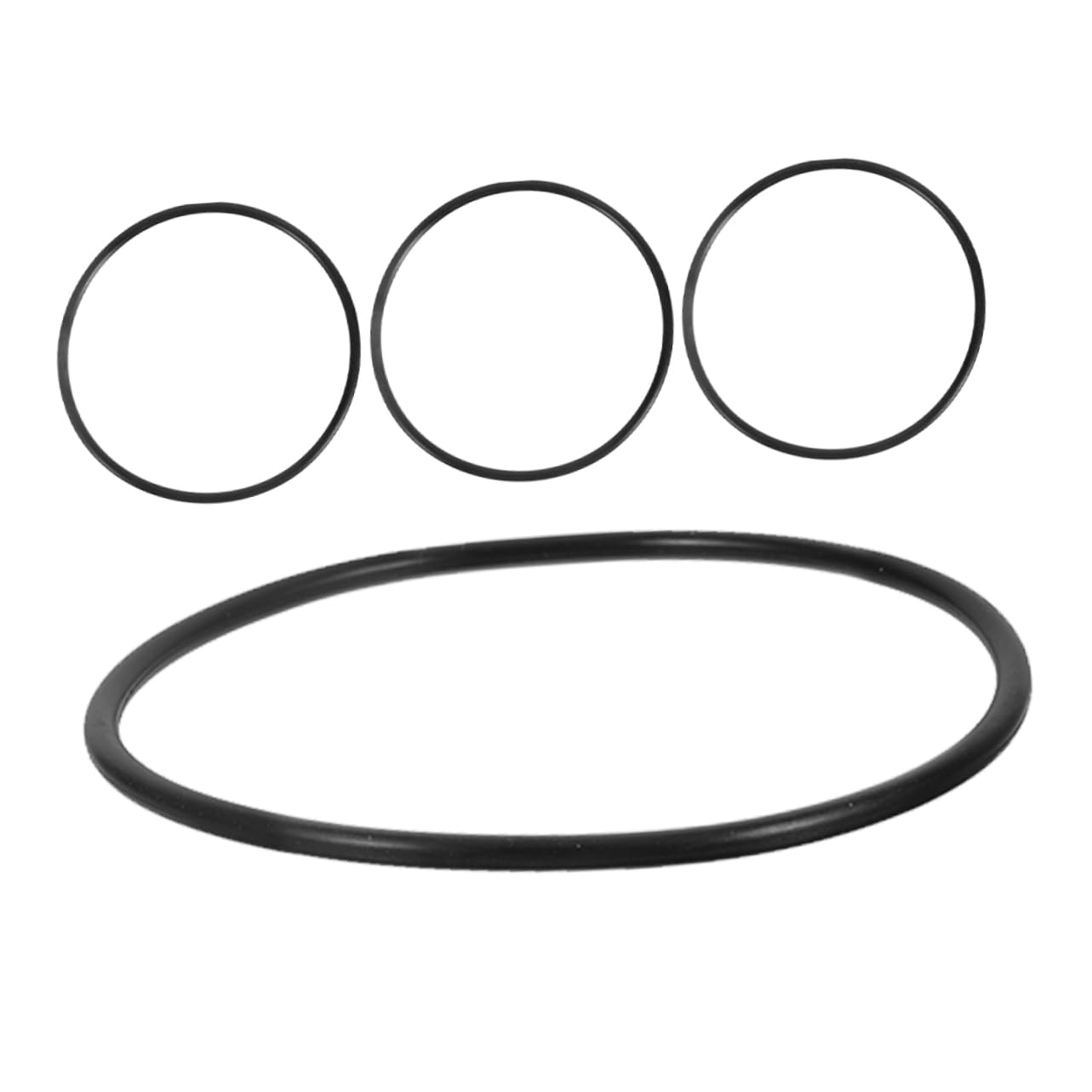 Cabilock 4Pcs Silicone Sealing Gaskets for Water Filter Systems Water Purifier Accessory Compatible with Ro Membrane Housings Secure Seal for Home Use Inner
