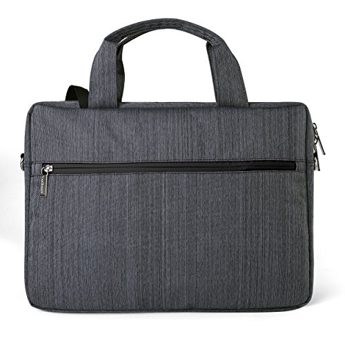 Vangoddy 17 Inch Laptop Briefcase Business Office Messenger Bag For Toshiba Qosmio X, Satellite C, Satellite L, Satellite S Series 17.3 Inch Laptop With Earphone And Wireless Mouse #TOP5