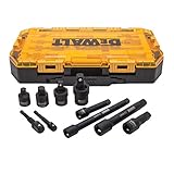 DEWALT Impact Driver Socket Adapter Set, 10-Piece 3/8' & 1/2' Drive Metric (DWMT74741)