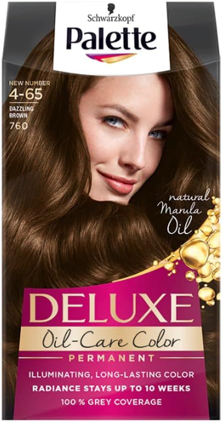 Palette Deluxe 760 Dazzling Brown Permanent Hair Color