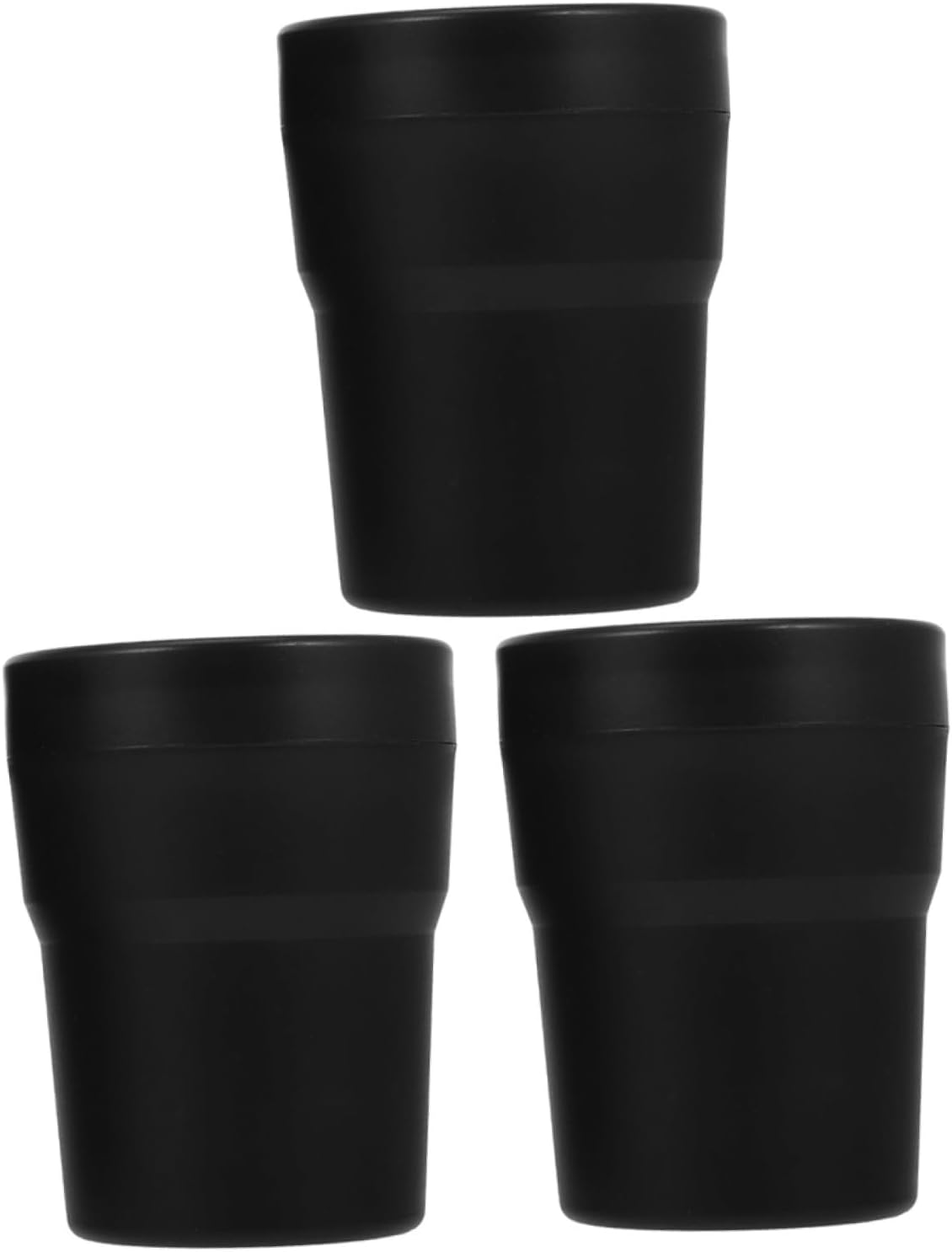 PartyKindom 3pcs Car Mini Trash Can Cup Holder Trash Bins for Car Portable Garbage Can for Automotive Aesthetic Accessories