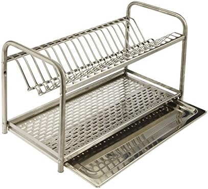 ELLETIPI Bridge i813 CB standing or wall-mounted Plate Rack, 71 cm, stainless steel,