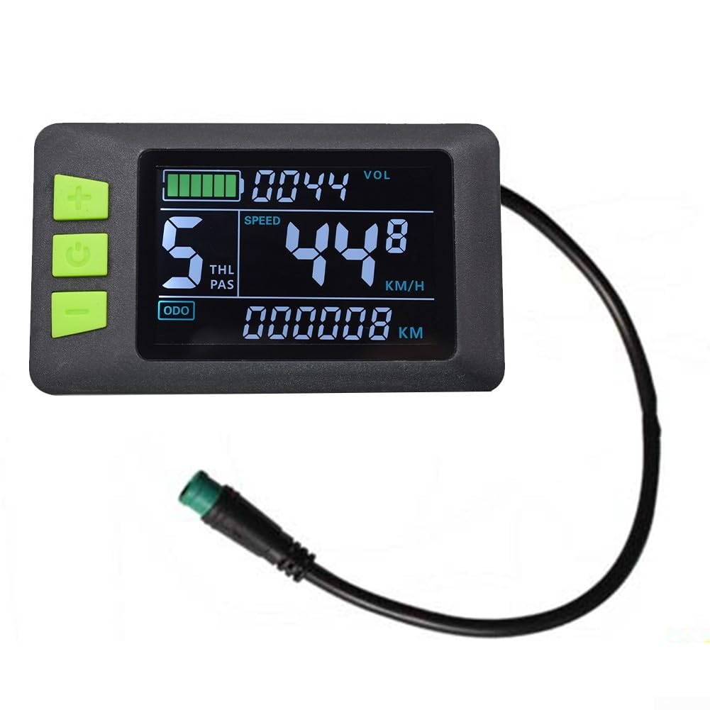 Compteur LCD ABS 87mm pour E-Scooter 5PIN Compteur LCD ABS 87mm