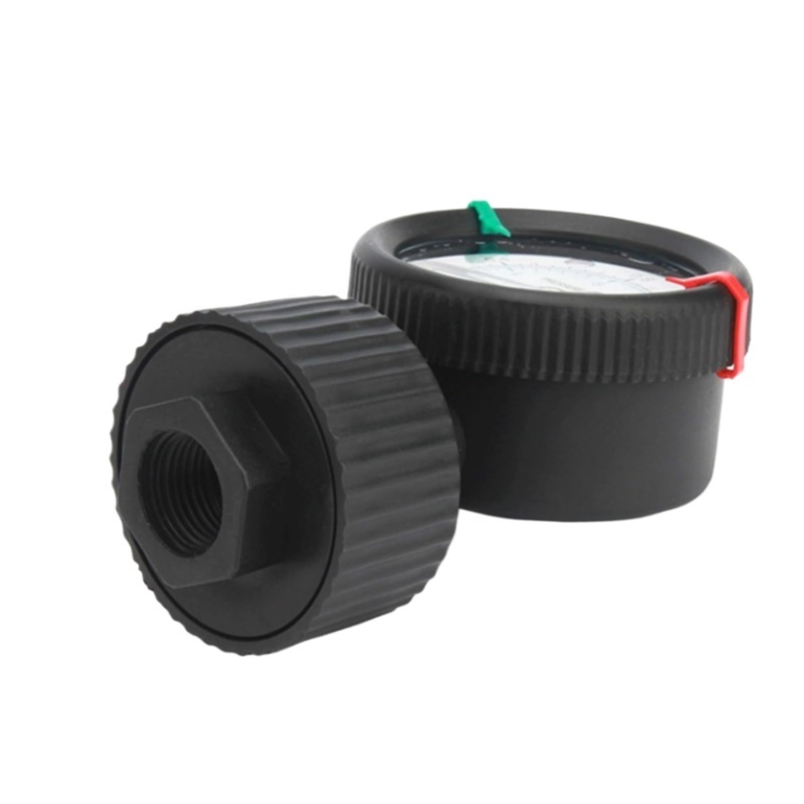 2-częściowy manometr membranowy PP, w całości z tworzywa sztucznego, do kwasów i zasad, antykorozyjny, średnica wewnętrzna 1/2, 0-25 kg (16 kg drutu wewnętrznego)