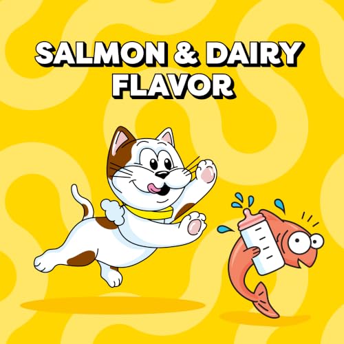 Temptations Kitten Crunchy and Soft Cat Treats, Salmon & Dairy, 6.3oz, 10pk - image 4
