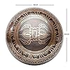 Premium Tibetan Singing Bowl Set – Handmade in Nepal Sound & Meditation Bowl – Spiritual Decor for Yoga, Wellness Spaces & Relaxation by Himalayan Bazaar (Brown & Red) #2