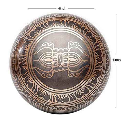 image for Tibetan Singing Bowl Set Authentic – Handmade in Nepal Sound & Medit