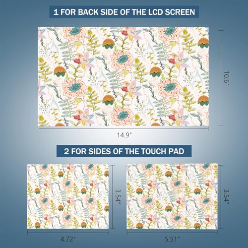 icolor Laptop Skin Sticker Decal 12 13 13.3 14 15 15.4 15.6 inch Personalized Universal Notebook Vinyl Skin Stickers Cover Art Decal Computer Protector (076)
