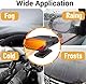 Showvigor Autoheizung 12V Zigarettenanzünder, 150W Anti-Beschlag Auto-Heizung Windschutzscheibe Defroster, 360° Drehbarer Scheibenenteiser Car Heater