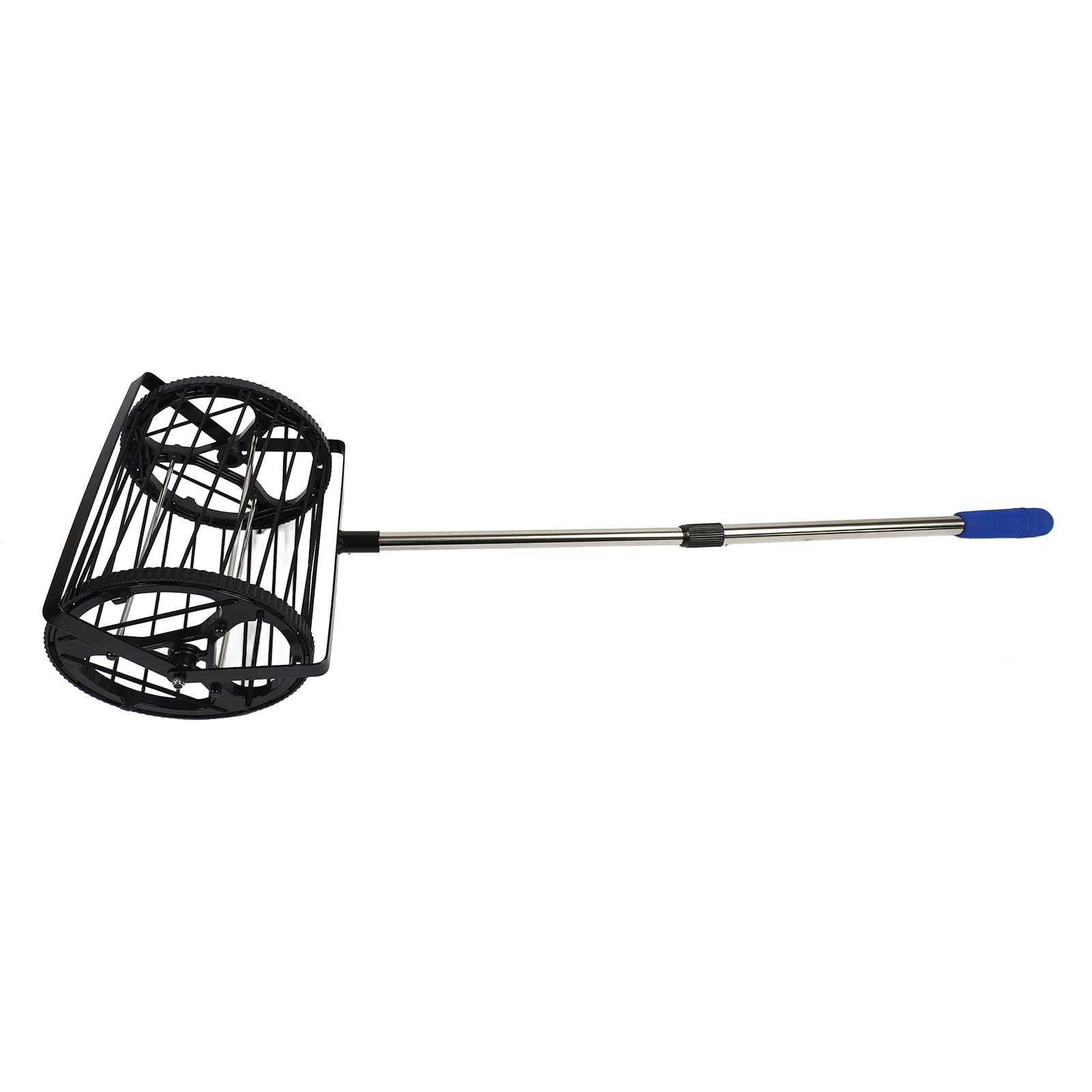 Raccoglitore di Palline da Pong con capacità di 125 Palline, Raccoglitore da Pong con Asta Regolabile per Tutte le Altezze