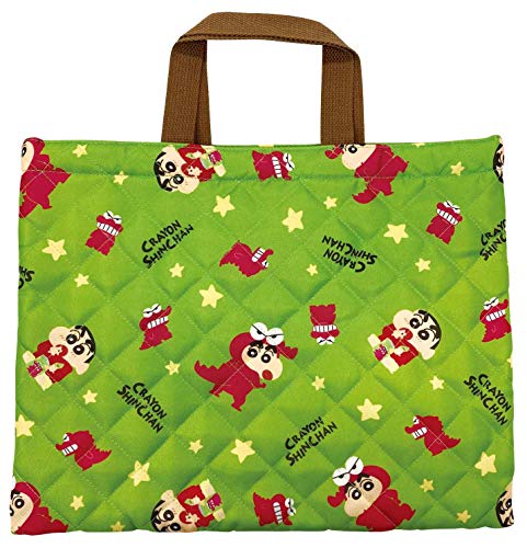 アイプランニング レッスンバッグ クレヨンしんちゃん キルト グリーン W39×H31cm K3546A