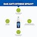Anti-Stress Spray mit Sofort-Effekt - Gegen Innere Unruhe und Anspannung - Mit Mohnblume + Melisse für die Nerven, 20 ml - Pfirsichgeschmack - Nutrimea