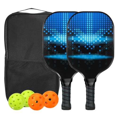 Patikil Pickleball Pádel Juego, Ee.Uu. Pickleball Aprobado Usapa Profesional Grafito Pickleball Juego, Polipropileno Panal Núcleo, Cojín 4.72 Pulgadas Agarre, Portátil Bolsa Remo Cubierta Patikil Pickleball Pádel Juego, Ee.Uu. Pickleball Aprobado Usapa Profesional Grafito Pickleball Juego, Polipropileno Panal Núcleo, Cojín 4.72 Pulgadas Agarre, Portátil Bolsa Remo Cubierta