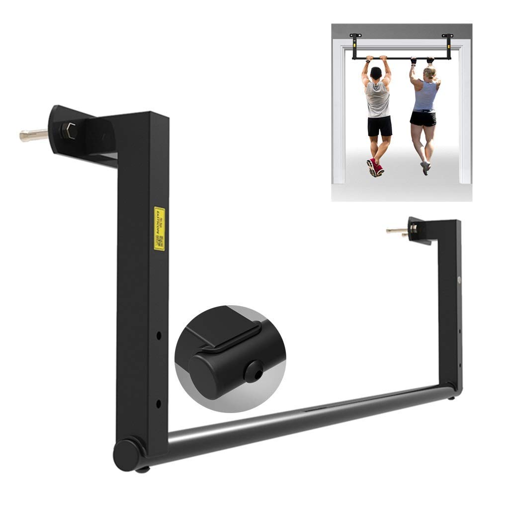 Barre per Trazioni Barra Orizzontale per Fitness da Casa, Attrezzatura per Allenamento Muscolare Addominale Multifunzionale Montata A Parete per Interni Ed Esterni, Carico Sicuro 300Kg (98X35X15Cm)