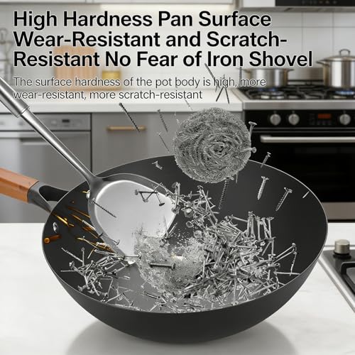 Titanium Wok, Titanium Pan con Tapa 13.39 in miniatura 6