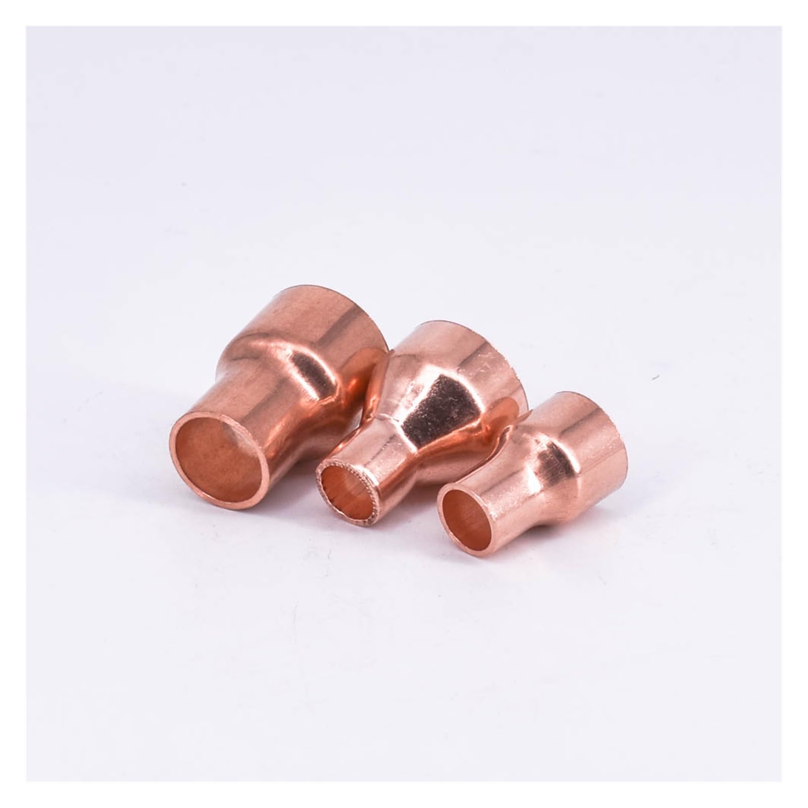 WOMELF Raccord Réducteur Cuivre Pur 99,9% - 6.35 8 10 12.7 15 16 19 25 28 32mm Pour Soudure Plomberie & Climatisation