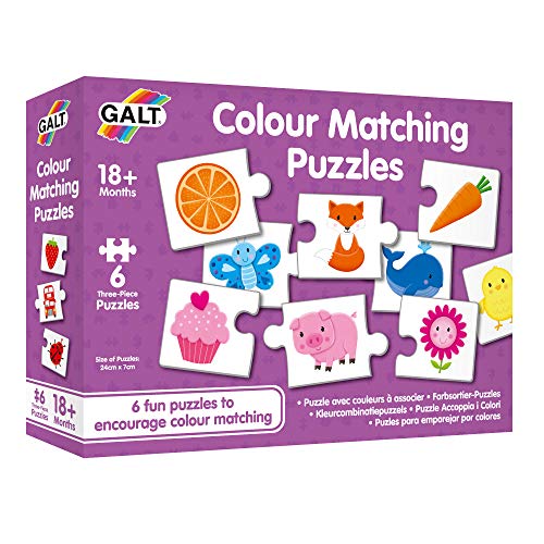 Galt Toys, Colour Matching Puzzle, Jigsaw Puzzle for Kids, Ages 18 Months Plus