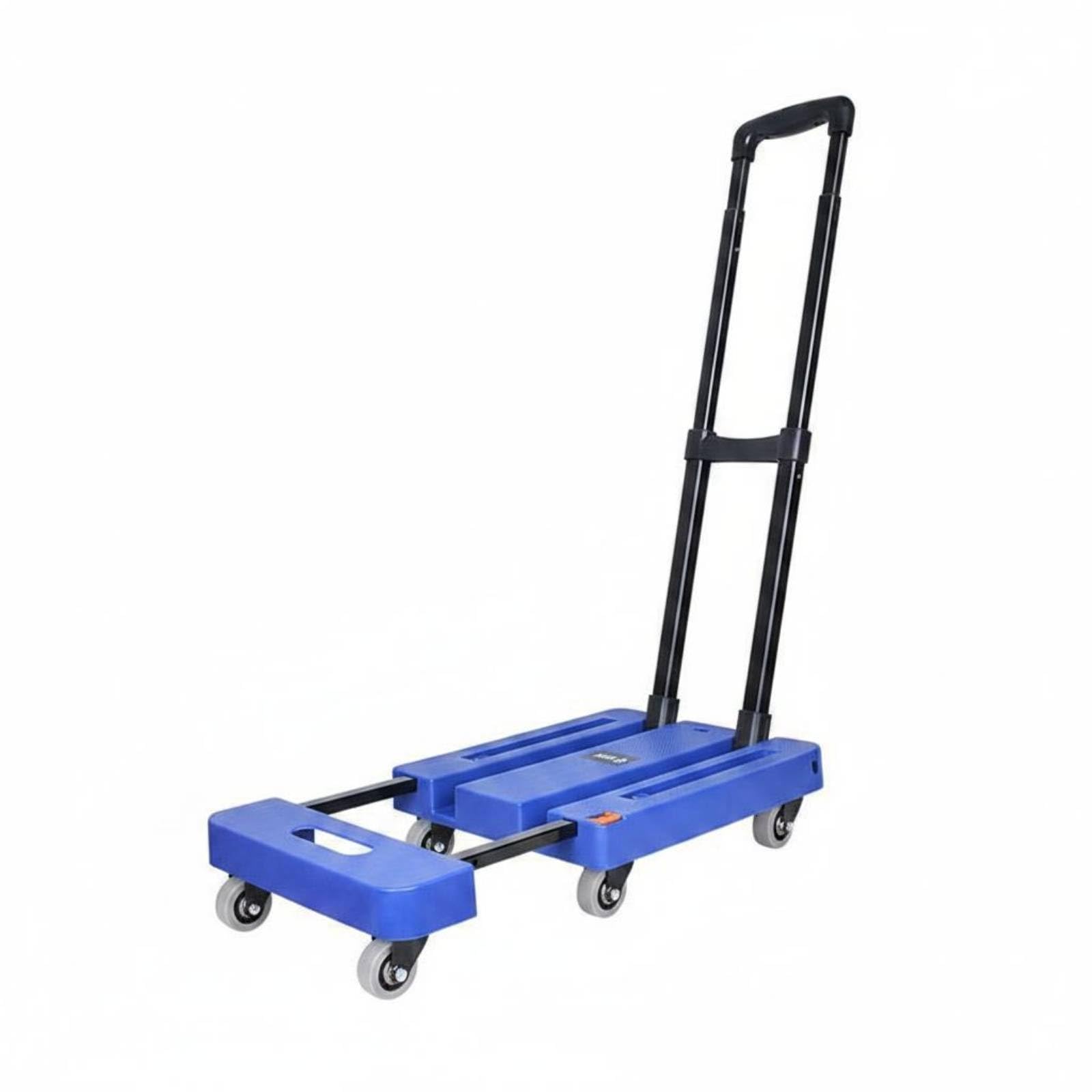 Klappbarer Transportwagen Sackkarre Plattformwagen Trolley Wagen Bis 200 Kg Belastbar aus Eisen mit Drehbaren, Style to 11