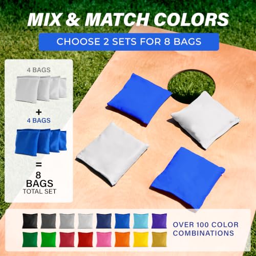 Image of GoSports Classic Cornhole Bean Bags Set of 4-16 Colors Available - Regulation All Weather, Mix and Match