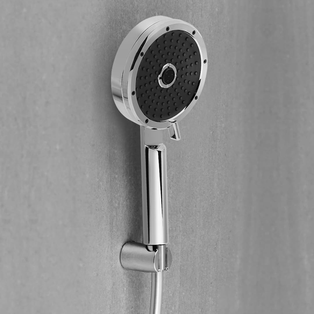 Ruhe® Cacia ABS Multi Function 3-Mode Hand Shower for Bathroom | ABS Handshower with Flexible Tube (304-Stainless Steel) and Hook | Rain, Mist and Focus Modes | Chrome Finish (B0D7PXV7CD) Amazon Price History, Amazon Price Tracker