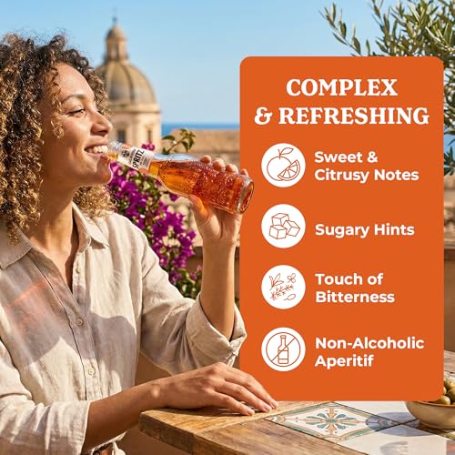 GalvaniNon-Alcoholic Natural Cocktail Spritz 4 Pack Organic 27.2 fl oz (Pack of 6)