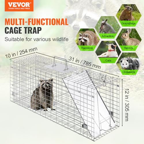 image for VEVOR Live Animal Cage Trap, 31