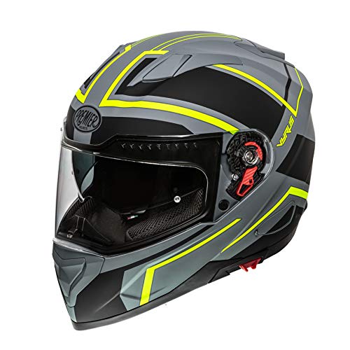 Nanapintvyrpolnyg000m PREMIER CASCO VYRUS ND Y GREY BM,GRIGIO/GIALLO FLUO/NERO,M
