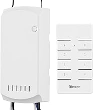 Ventilador de teto inteligente Wi-Fi iFan04-H com kit de controle remoto leve APP/controle de voz e controle remoto 3 velocidades do ventilador compatível com Alexa e Google Home Assistant (alta tensão)