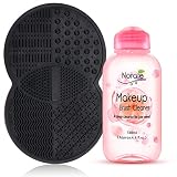 Norate Makeup Brush Cleaner Solution, Makeup Brush Cleaner Mat, Make Up Brush Cleaner Cleanser, Sili