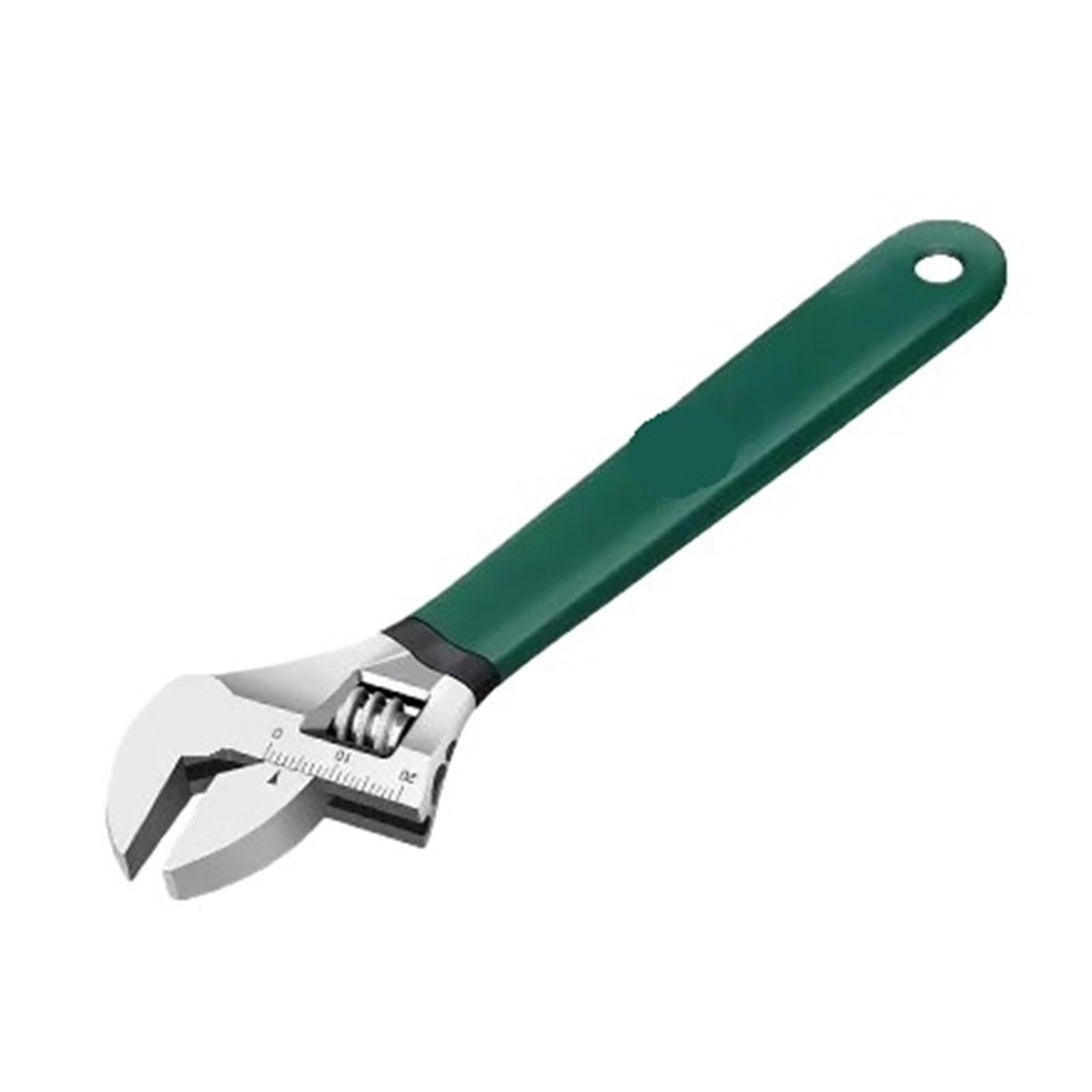 LUYSGBXR Adjustable Wrench Steel Opening Coated Adjustable Wrench, Industrial Grade Household with Scale(6 inch)
