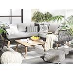 Alcamo Sitzgruppe Akazienholz Taupe