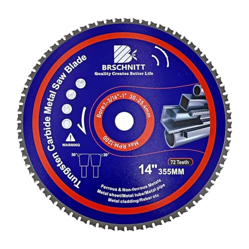 14" Metal Cutting Circular Saw Blade - BRSCHNITT Tungsten Ca...