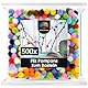 OfficeTree 500 Bunte Pompons zum Basteln 10mm - Filzkugeln Bunt Klein - Mini Pompons Bunt - Pompoms zum Basteln für Kinder und Erwachsene - Dekorieren Verzieren Nähen DIY