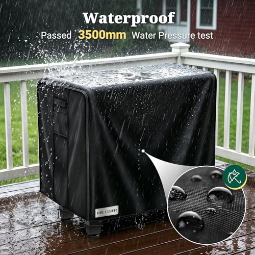 Image of MR. COVER Outdoor Prep Table Cover, Compatible with 36 inch Keter Unity Small Portable Table, 600D Heavy Duty Waterproof for Grill Dining Kitchen Island Cart Protective, Outdoor Storage Cabinet Cover