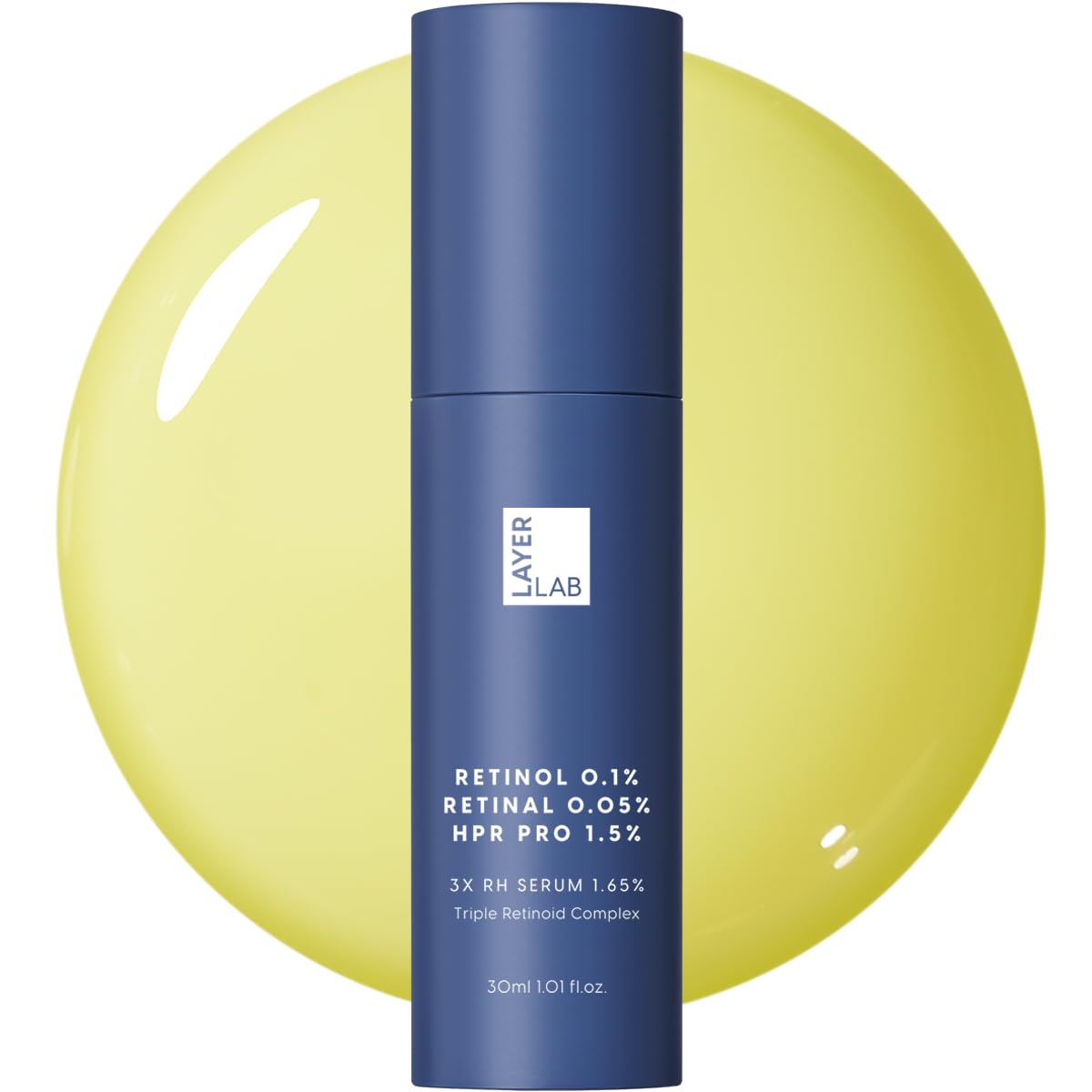 LAYERLAB 3X RH Serum 1.65% Triple Retinoid Face Serum, 1.01 fl oz