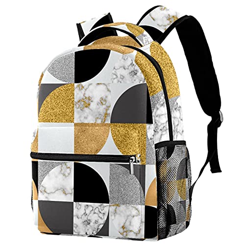 Sac à dos décontracté femme en toile multicolore à motif ancre marine