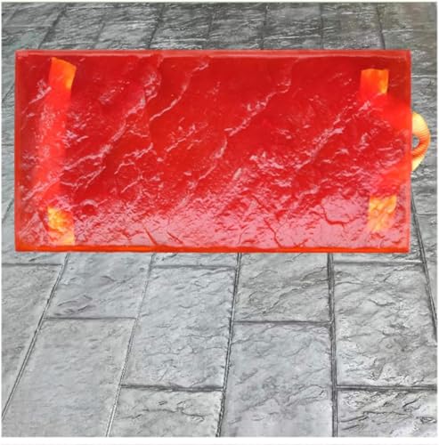HGOuhK Sello de hormigón con textura de pizarra sin juntas, sello con patrón de baldosas de piedra decorativa, sello de piel con textura de hormigón for patio y aceras Moldes para Estampado de Cemento