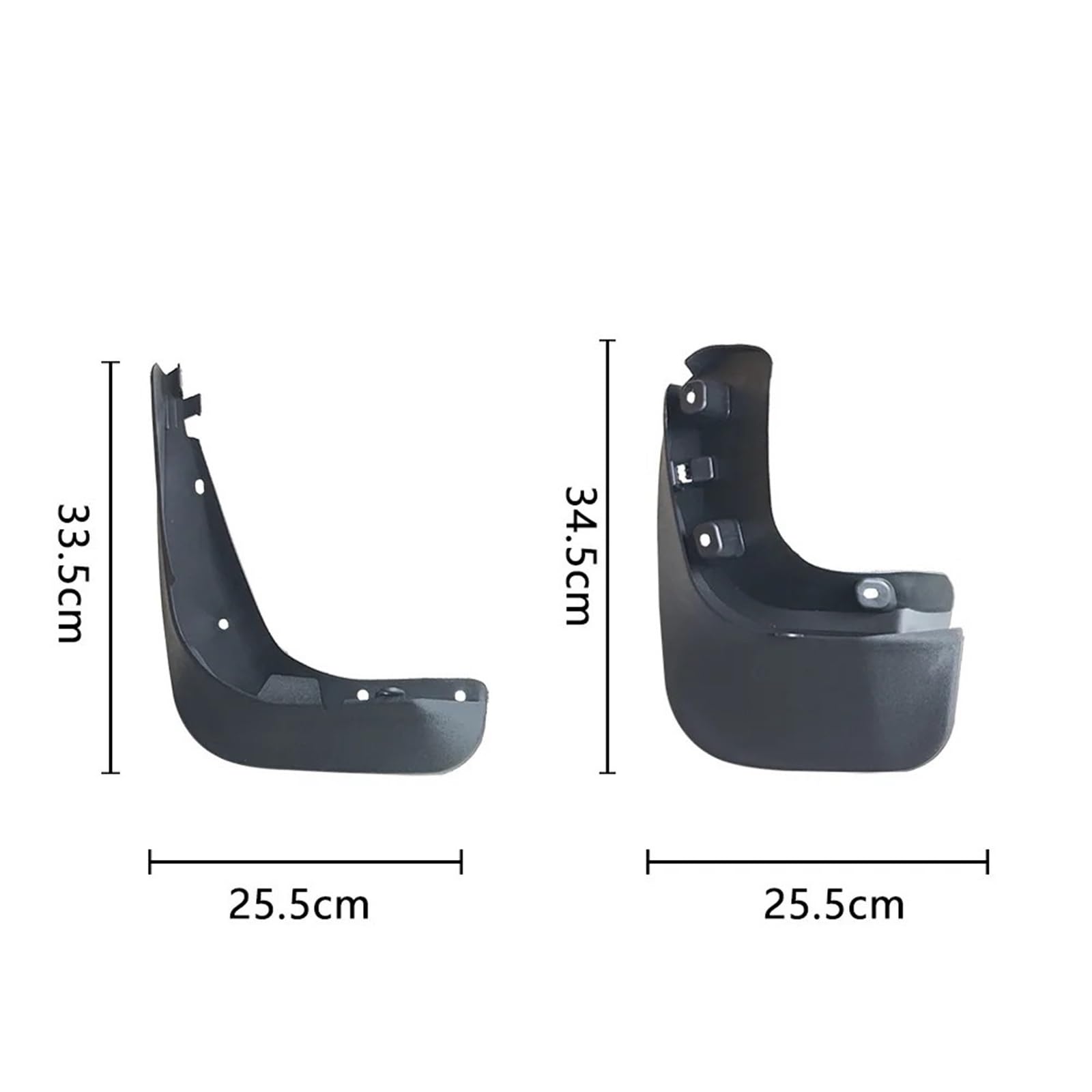 Pare-boue d'aile Garde-boue pour pneus Convient pour Volkswagen Golf 2008 – 2012 6, garde-boue avant et arrière, couvercle de protection contre les éclaboussures
