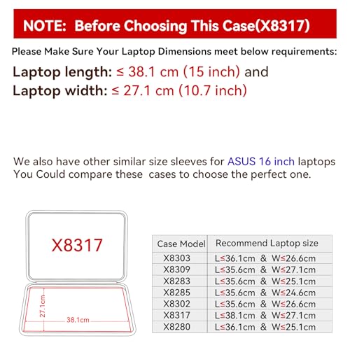 Image of Smatree Hard EVA Protective Sleeve Case Compatible for 16 inch Lenovo ThinkPad P16v Gen 2 /1 Mobile Workstation, for Legion Pro 7 /7i /5i /5 Gen 8, for Legion Pro 7i /5i Gen 9 (X8317)