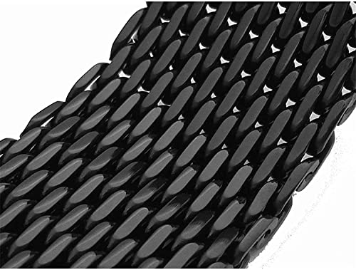 Bracelet solide en acier inoxydable maille 20mm finition premium - 7
