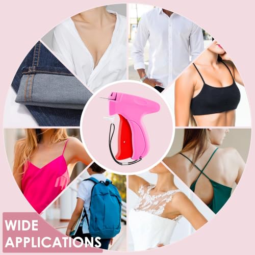 Image of Stitch Gun for Clothes - Handheld Stitch Gun Quick Clothing Fixer - Tagging Gun - Includes 6 Needle, 1000 Black Fasteners & 1000 White Fasteners