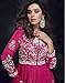 Shriva Fashion Indian Pakistani Ready to wear Gown with embroidery work eid wedding party for women (2925) (Pink, 42)