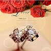925 Sterling Silver Very Small Simulation Diamond Stud Earrings