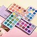 Beauty Glazed 60 Shades Color Board Eyeshadow Palette Shimmer Matte and Glitter Eye Shadow Soft Creamy Texture Waterproof Blendable Long Lasting Eye Makeup Palette