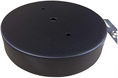 Miniatura 2 de Kit de luz de techo de un solo agujero negro de 6 pulgadas con herrajes, profundidad y ancho extra que los toldos estándar