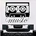 Produktbild Wandaufkleber Musik Stil   Musik Kassette Wandaufkleber Tonbandgerät Design Wandbild Musik Player Aufkleber Für Wohnkultur 67 * 56 Cm