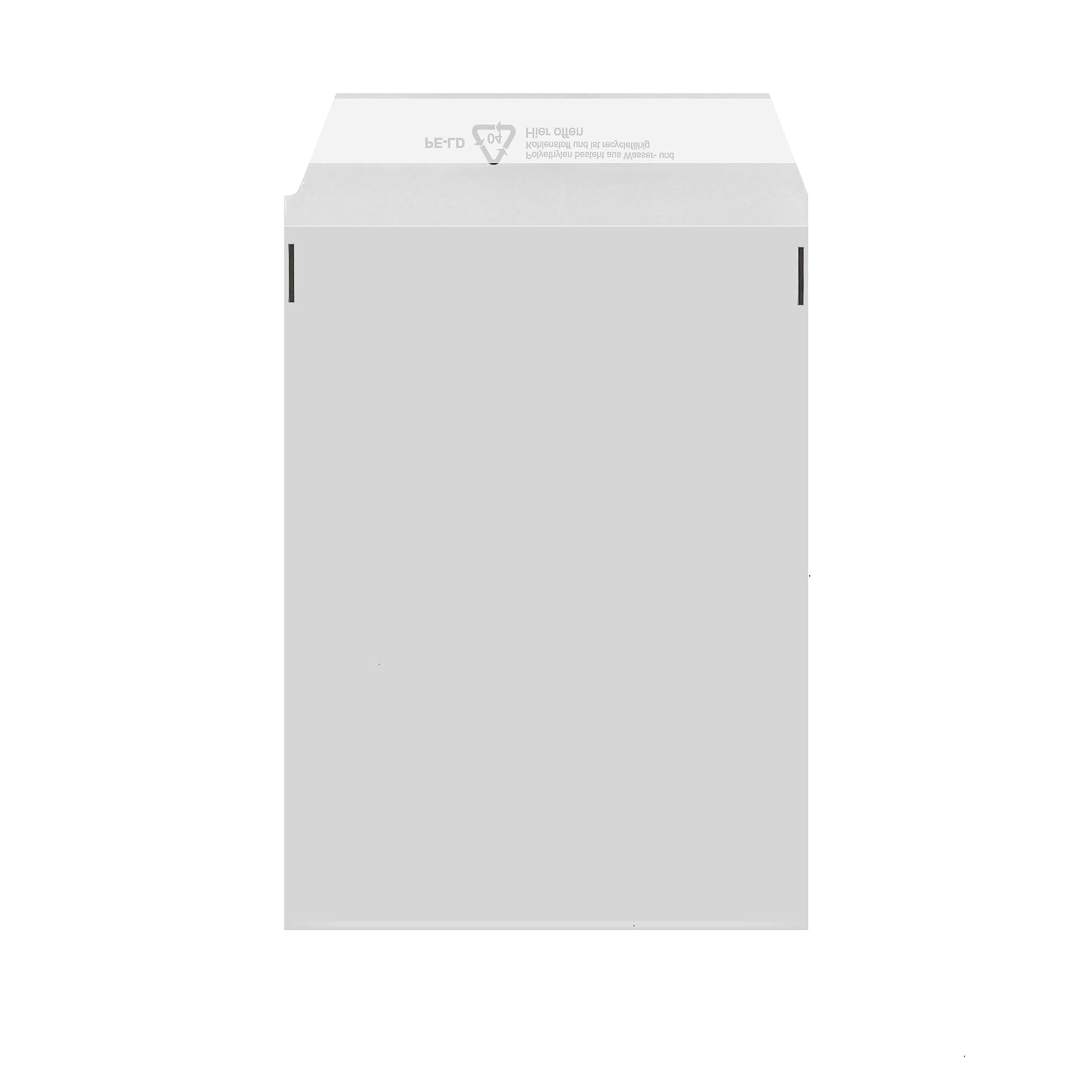 1000 torebek foliowych przezroczystych C5 165 x 220 mm koperty z klapką PE UNIPOST 510800