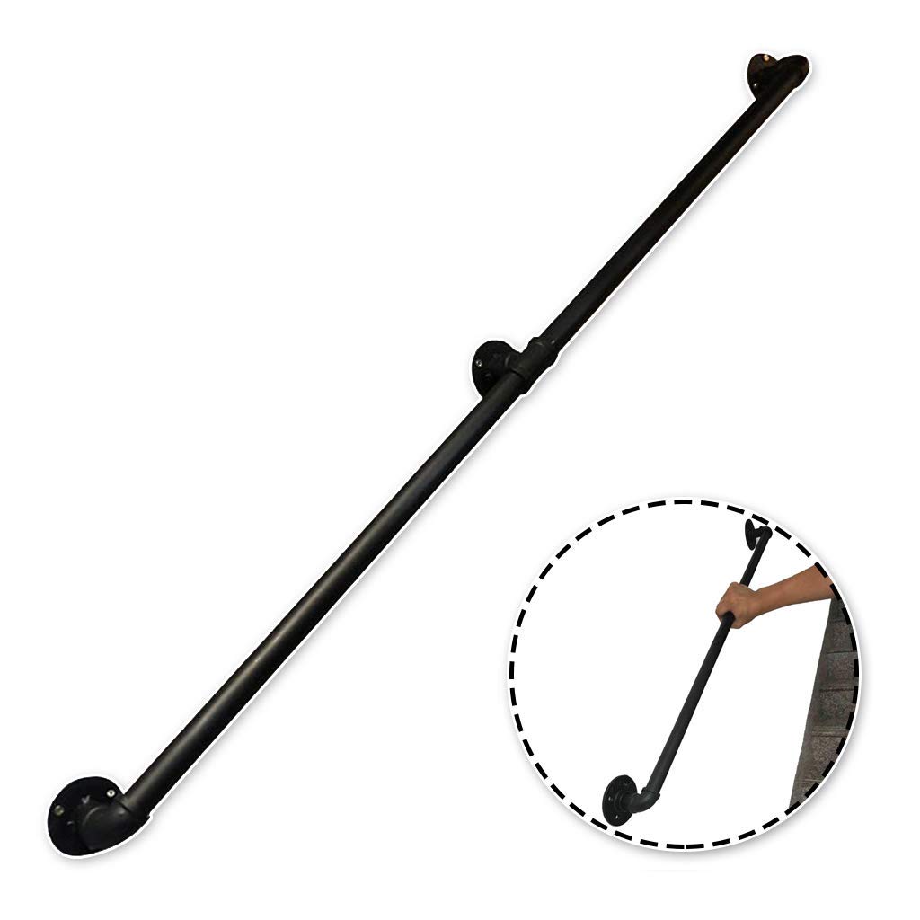 Main courante industrielle en métal kit complet pour rampe d escalier
