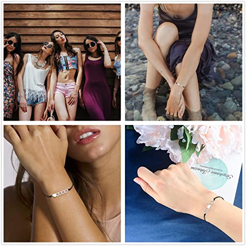 Image of Tarsus 2 /3 /4 /5 /6 Pcs Best Friend Bracelets Bff Matching Heart Bracelet
